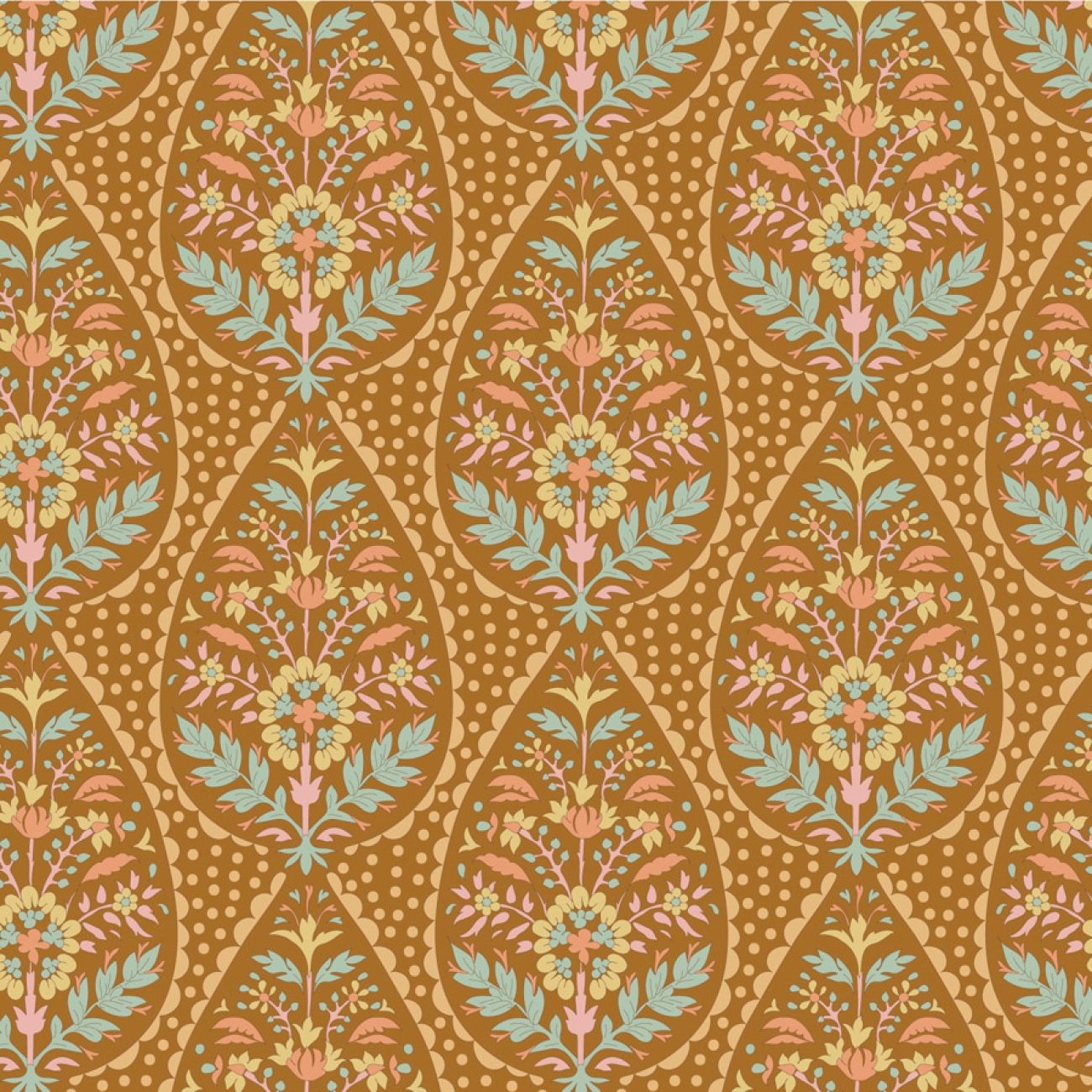 Tilda Patchwork Stoff Baumwolle - Sanctuary - Adina Ochre